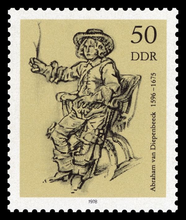 Sitting Man in an Armchair by Abraham van Diepenbeeck