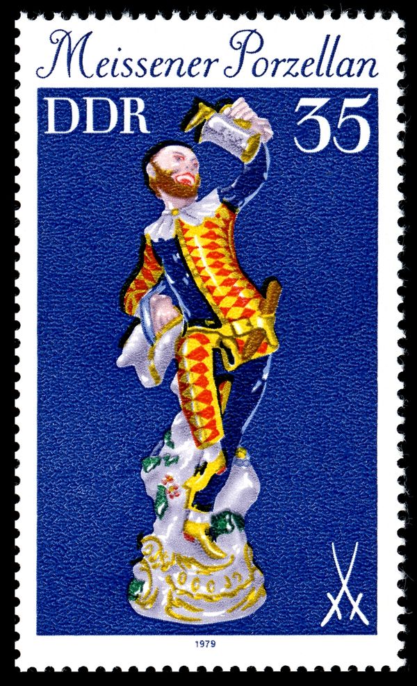 Harlequin with Tankard (18th-century)