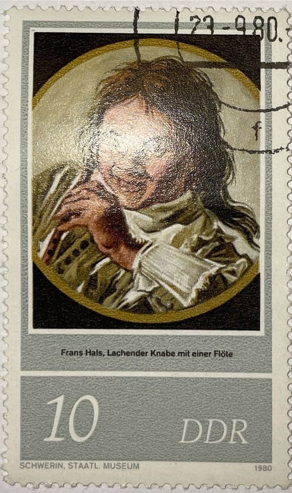 "Laughing Boy with a Flute"