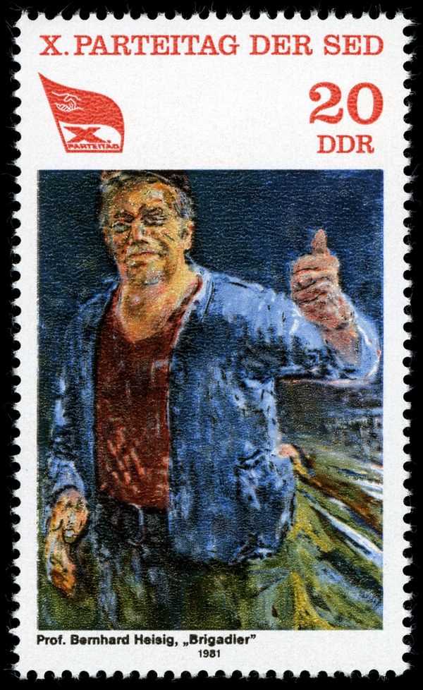 "Brigadier" (Bernard Heisig)