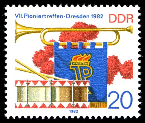 Bugle, Drum, Red Carnations