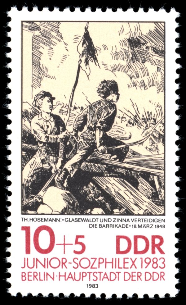 "Glasewaldt Zinna and defend the barricades" (Vol. Hosemann)