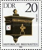 Mailbox, about 1860