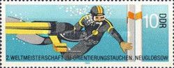 Diver at buoy