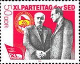 Wilhelm Pieck (1876-1960) and Otto Grotewohl (1894-1964)