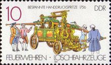 Horse-Drawn Man-Operated Fire-Sprayer
