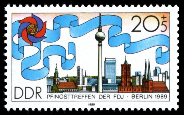 Buildings in the inner city of Berlin, emblem