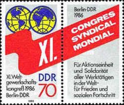 Globe & Red Mottoe Ribbon