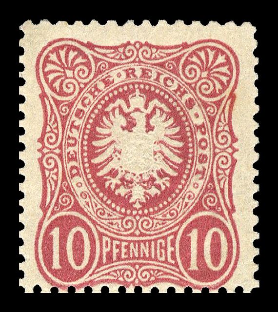 Imperial eagle and crown in oval, PFENNIGE