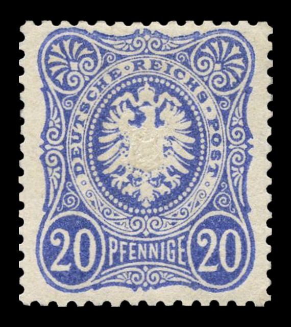 Imperial eagle and crown in oval, PFENNIGE