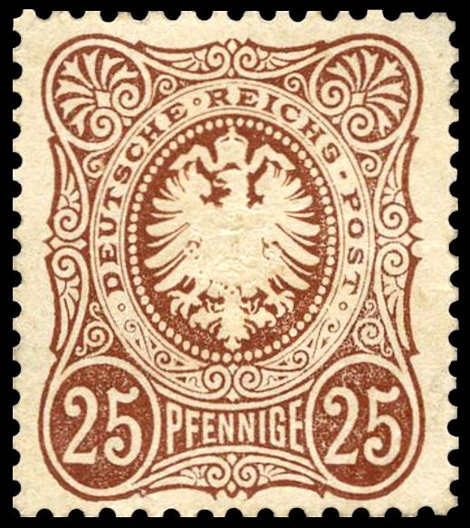 Imperial eagle and crown in oval, PFENNIGE