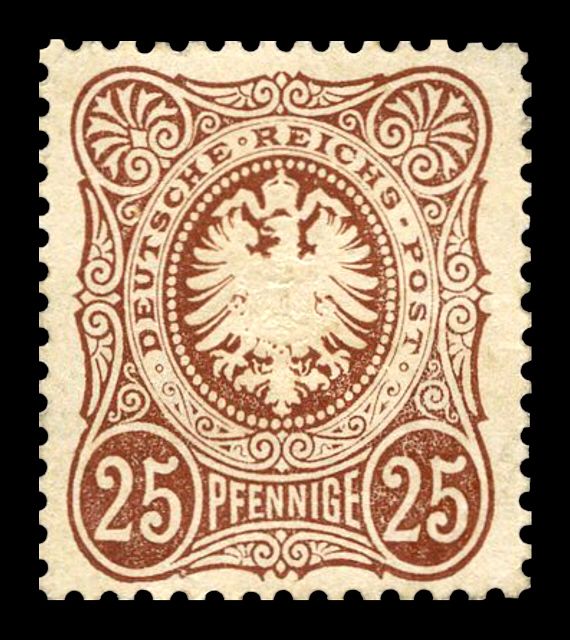 Imperial eagle and crown in oval, PFENNIGE