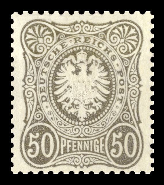 Imperial eagle and crown in oval, PFENNIGE