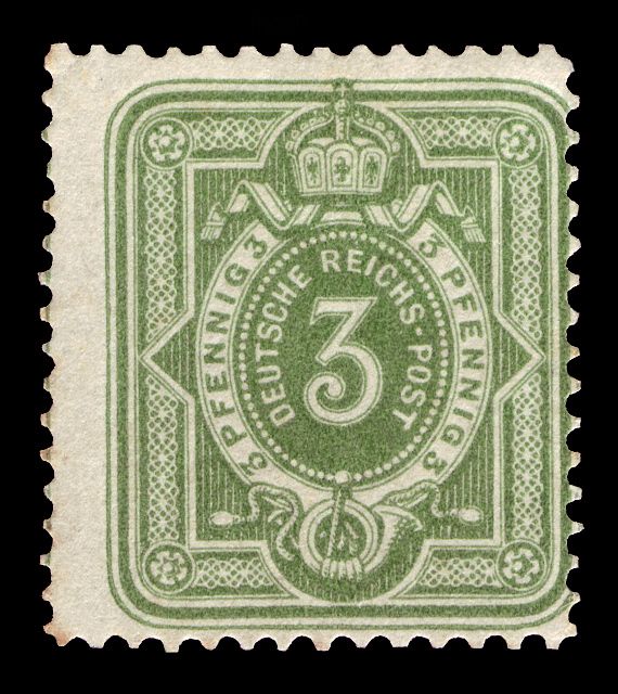 Digit in oval, “PFENNIG” without final “E”