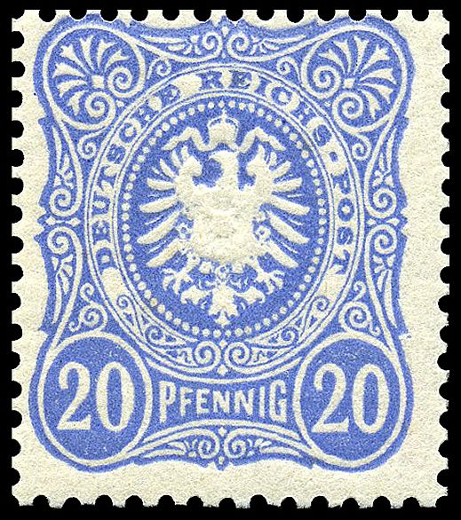 Imperial eagle and crown in oval, PFENNIG