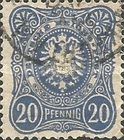 Imperial eagle and crown in oval, PFENNIG