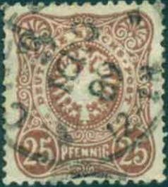 Imperial eagle and crown in oval, PFENNIG