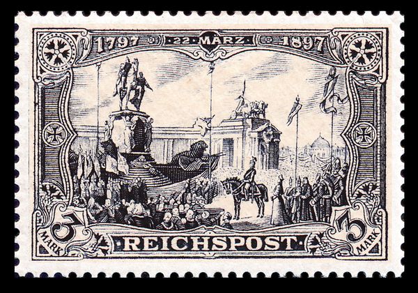 Unveiling of the monument of Emperor Wilhelm I