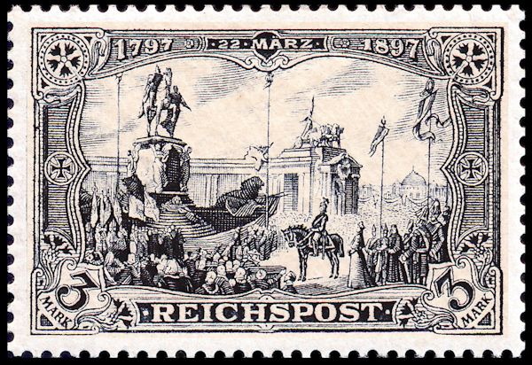 Unveiling of the monument of Emperor Wilhelm I