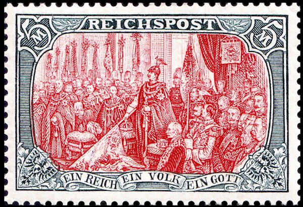 Empire Commemoration in white hall of the Berlin Palace