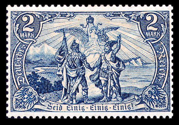 North and South, gothic inscription