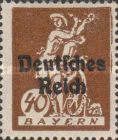 Stamps of Bavaria overprinted Deutsches Reich