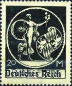 Stamps of Bavaria overprinted Deutsches Reich