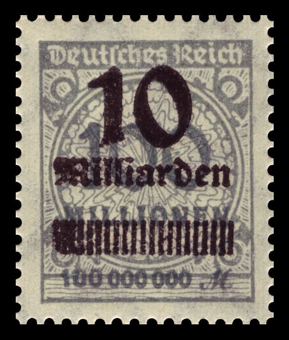 Surcharge - 10Md on 100M (numerals)