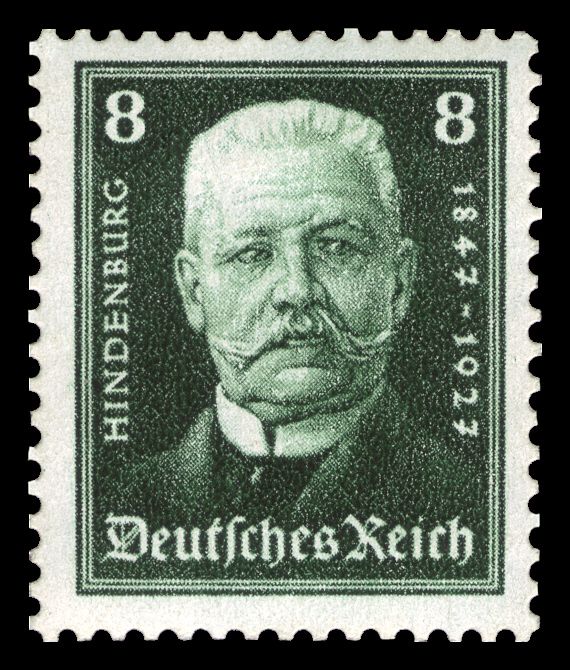 Paul von Hindenburg (1847-1934), 2nd President