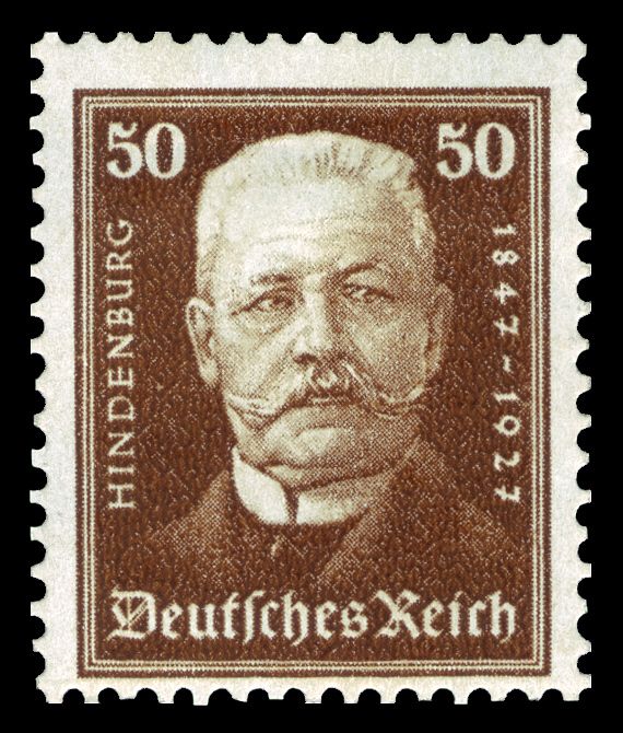 Paul von Hindenburg (1847-1934), 2nd President