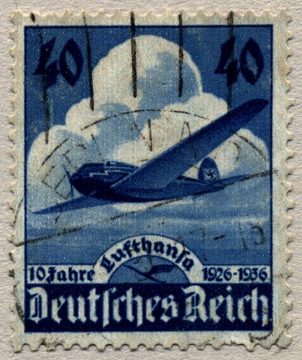 10th Anniv of Lufthansa Airways.