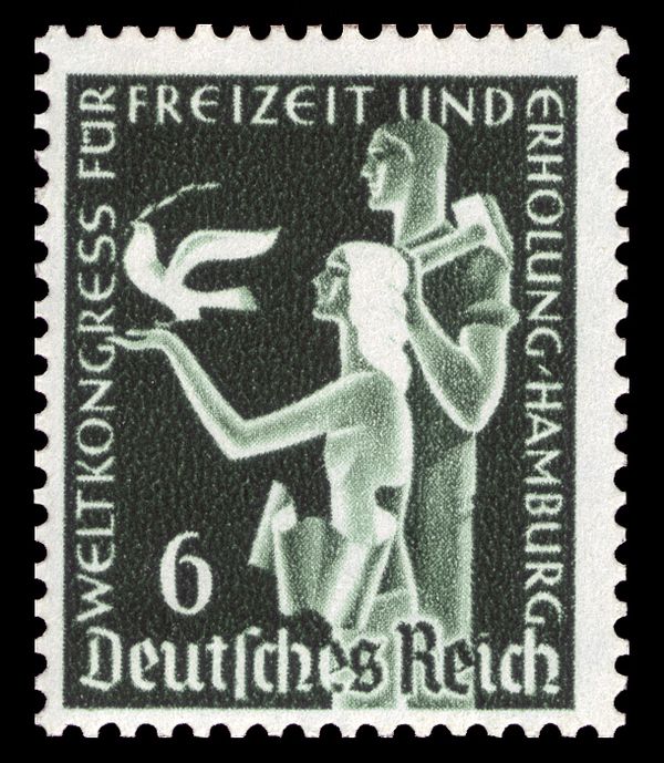 Woman with Dove, Man with Hammer