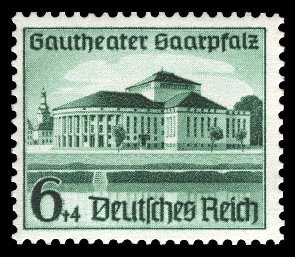 View of the Gautheatre, Saarbrücken