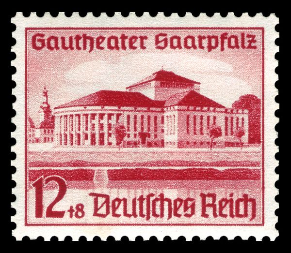 View of the Gautheatre, Saarbrücken