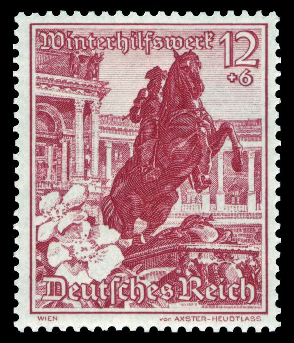 Prince Eugen monument, Vienna - dog rose