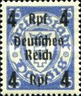 Stamps of Danzig surch Deutsches Reich and new values.