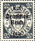 Stamps of Danzig surch Deutsches Reich and new values.