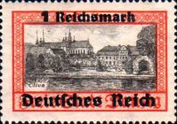 Stamps of Danzig surch Deutsches Reich and new values.