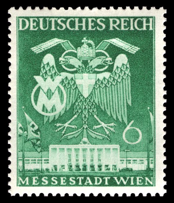 Fair building Vienna, fair badge
