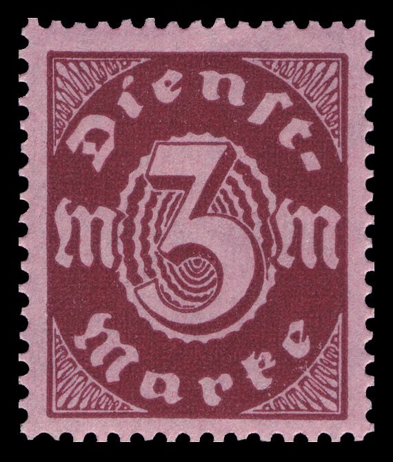Official Stamp value figures