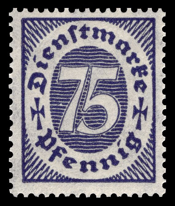Official Stamp value figures