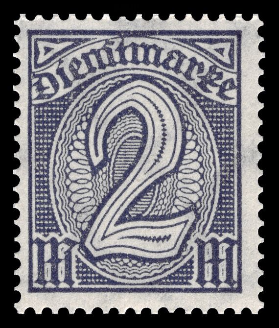Official Stamp value figures