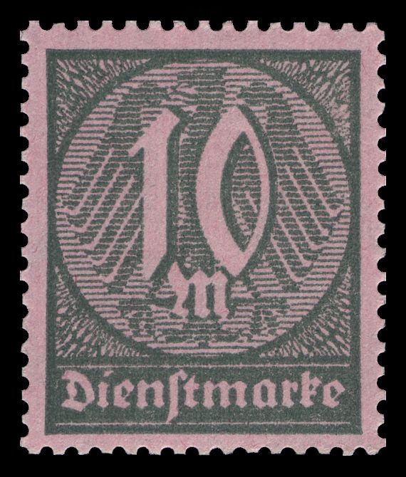 Official Stamp value figures