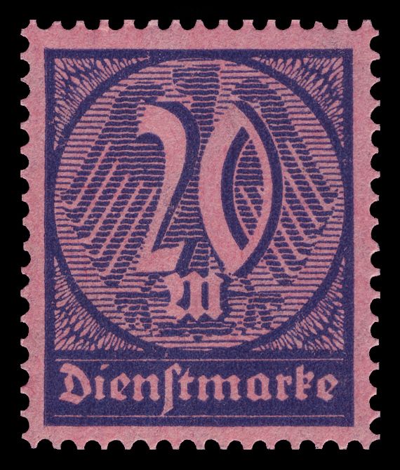 Official Stamp value figures