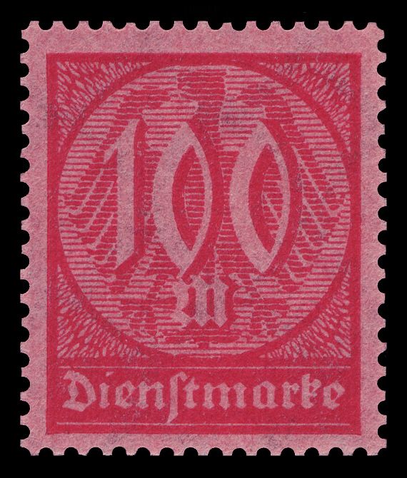 Official Stamp value figures