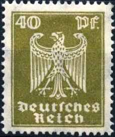Official stamp New imperial eagle