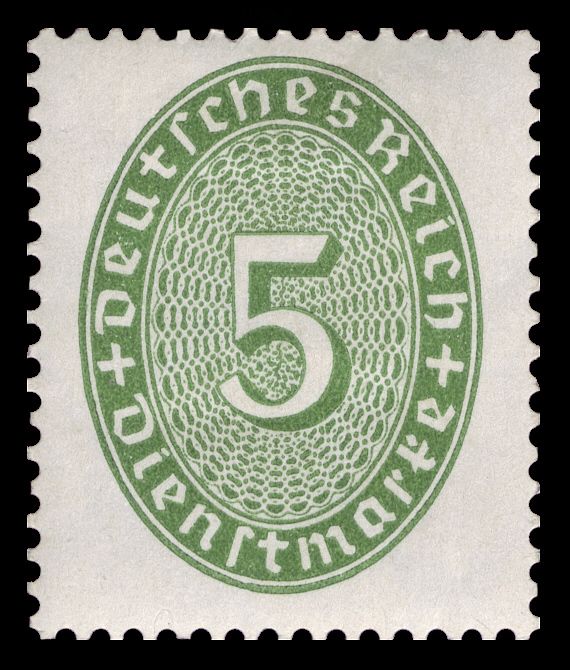 Value in an oval