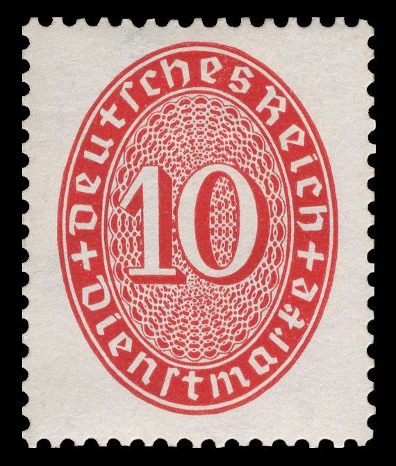 Value in an oval