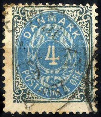 Frame I, wmk 1Y, perf 14X13½, light blue