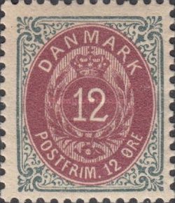Frame I, perf 14X13½, dull lilac